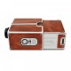 Paper DIY Projector Mini Smartphone Projectors Novelty Small Portable Brown