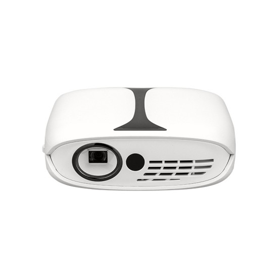 RD606 WiFi Android Smart LED Mini Projector DLP Home Projector white_EU Plug-Android version