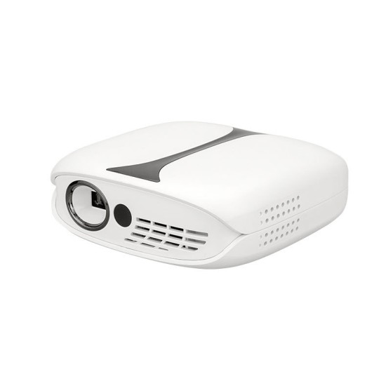 RD606 WiFi Android Smart LED Mini Projector DLP Home Projector white_EU Plug-Android version