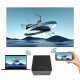 T10 Full HD 1080p Led Projector 7200 Lumens Miracast Wifi Mirroring Projector Bluetooth Speaker T10A white EU Plug