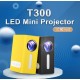 T300 LED Mini Projector Portable Kids Home RC Media Audio Player black_U.S. regulations