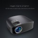 YG600 LCD LED Mini Projector 1080P Multi Screen Sync Display HDMI VGA USB Video Home Theatre black_EU Plug