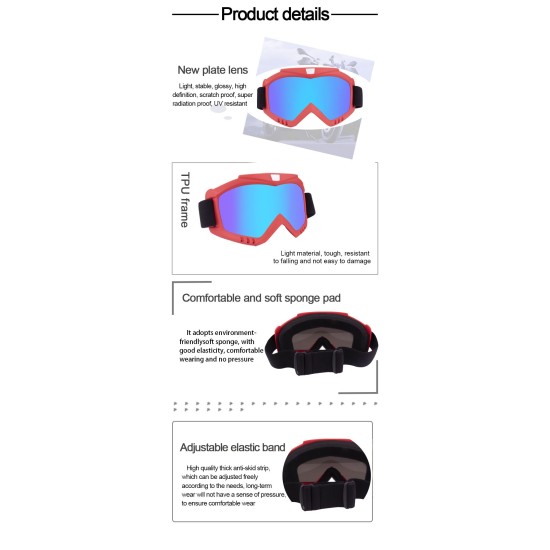 Motocross Helmet Goggles Gafas Moto Cross Dirtbike Motorcycle Helmets Glasses Skiing Skating Eyewear