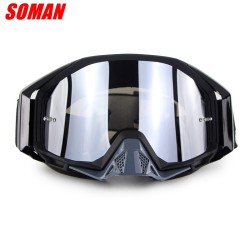 Motorcycle Cross-country Goggles Wide Vision Goggles for Mountaineering Compatible Myopic Glasses