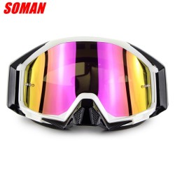 Motorcycle Cross-country Goggles Wide Vision Goggles for Mountaineering Compatible Myopic Glasses