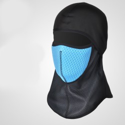 Motorcycle Head Covering Masks Windproof Cold Proof Cycling Masks Balaclava Cap Motorcycle Head Covering Masks blue_One size