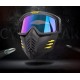 Motorcycle Mask Men Women Ski Snowboard Goggles Winter Off-road Riding Glasses Matte black film