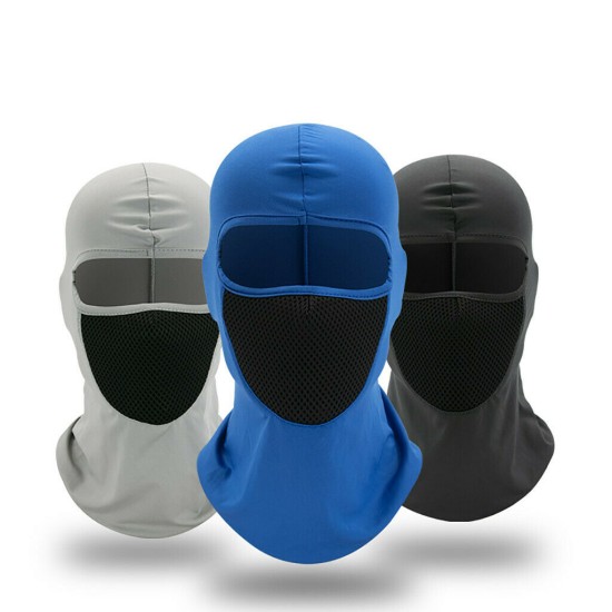 Outdoor Ski caps bike Motorcycle Cycling Balaclava Full Face Mask Neck  YS-E-01 black_One size