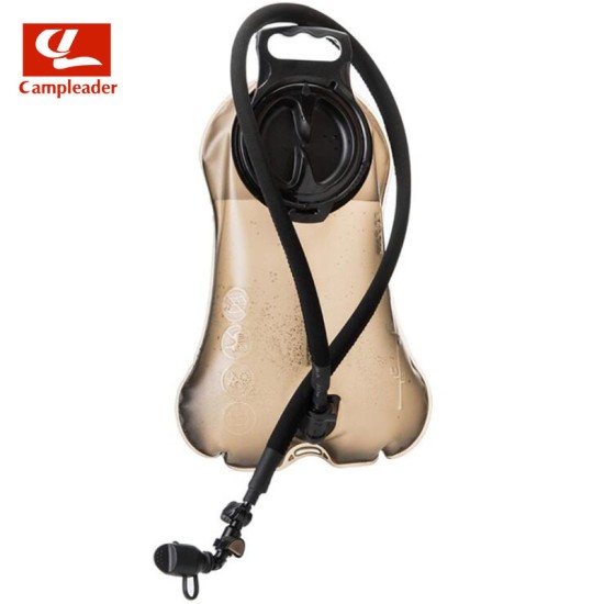 Outdoor TPU Water Bag 2.5L Food Climbing Camp Riding Water Sac Portable Sports Water Bag dark brown