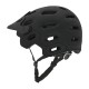 crash helmet MTB Road Cycling Helmet Ultralight Breathable Bike Riding Helmet Head Adjustable Visor Helmet black_L (58-62CM)