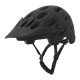 crash helmet MTB Road Cycling Helmet Ultralight Breathable Bike Riding Helmet Head Adjustable Visor Helmet black_M (54-58CM)