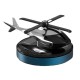 Solar Energy Rotating Helicopter Aroma Diffuser Car Air Freshener Perfume Aromatherapy Ornaments Blue