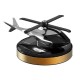 Solar Energy Rotating Helicopter Aroma Diffuser Car Air Freshener Perfume Aromatherapy Ornaments Gold