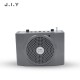 Voice Amplifier Microphone Wired Coaches Bluetooth Speaker Voice Amplifier Megaphone Teaching Guide USB Charging Grey European Regulation