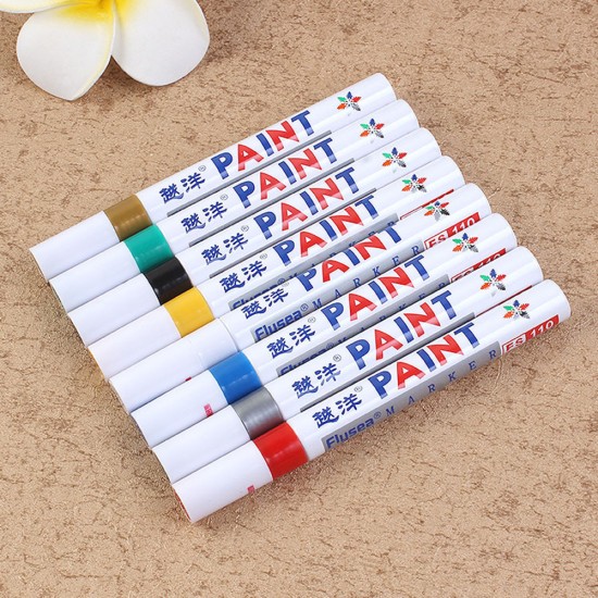 Waterproof Permanent Pen Car Tyre Tire Tread CD Paint Markers Graffiti Oily Marker Pen