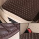 3pcs Universal Car Seat Cover PU Leather Cushions Organizer Auto Front Back Seats Covers Protector Mat  Brown single