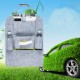 Car Back Seat Felt Multi Pocket Hanging Storage Bag Organiser Car Seat Back Bag Auto Travel Holder Car Accessories brown_1 pc