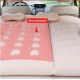 Car Inflatable Mattress Portable Inflatable Bed Air Mattress Car Inflatable Bed Air Mattress Camping Mat Black + foot pier