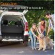 Dog Back Seat Car Cover Protector Waterproof Scratchproof Nonslip Hammock for Pet Against Dirt and Pet Hair Seat Covers full black