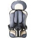 Portable Baby Safety Seat Cushion Pad Thickening Sponge Kids Car Seats for Infant Boys Girls gray