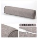 Removable Solid Color Round Cervical Pillow Bed Roll Cushion Head Leg Back Support Light Travel Column Pillow Smoke gray_10x40cm