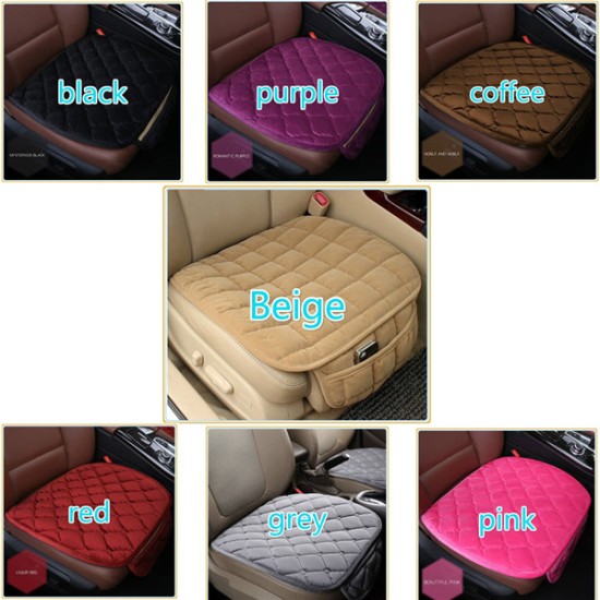 Simple Comfortable Car Front Cushion Non-slip Breathable Car Cushion coffee