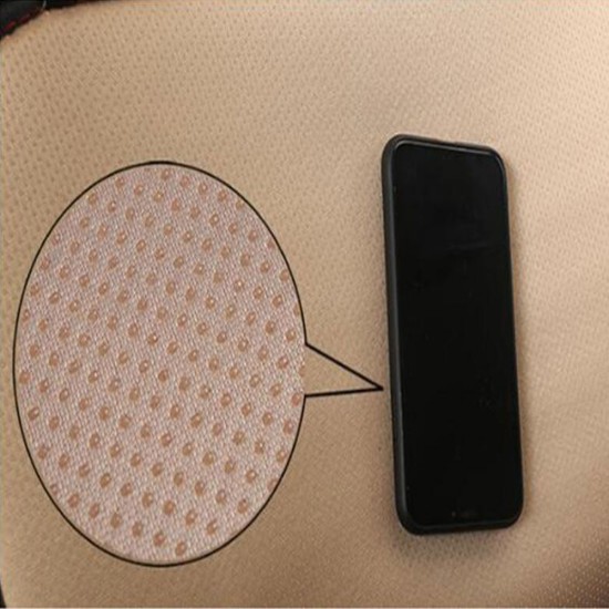 Universal Breathable PU Rear car seat cover car seat cushion black_Rear seat single row