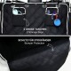 Waterproof Anti Dirty Pad Car Seated Mat with Pocket for Pet Cat Dog Outdoor Use black_185*103CM