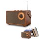 As23 Bluetooth Speaker Subwoofer Home Retro Radio Small Mini Portable Outdoor Music Player Rose Gold