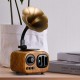 As90 Retro Wireless Bluetooth Speaker Hands-free Call Card U Disk Nostalgic Small Audio Antique Gramophone