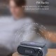 Bedside Wireless Charging  Speaker Built-in Lithium Battery Bluetooth-compatible Speaker Led Alarm Clock Perfect Desktop Companion gray 5W