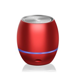 Bluetooth Speakers AI Smart Portable Bass Plug-in Card Wireless Speaker red