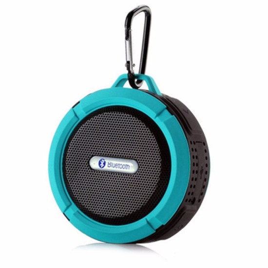 C6 Outdoor Wireless Bluetooth Speaker - Bluetoo 4.1, Built-in Mic, Shock Resistance, IPX4, Waterproof  (Blue)