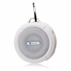 C6 Outdoor Wireless Bluetooth Speaker - Bluetoo 4.1, Built-in Mic, Shock Resistance, IPX4, Waterproof  (White)