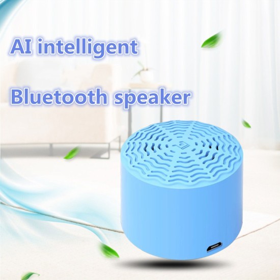 Car Smart AI Bluetooth Portable Speaker blue