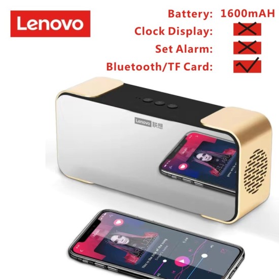 Compatible For L022 Bluetooth-compatible Speaker Super Subwoofer Multi-functional Mini Small Audio Alarm Clock For Outdoor Deluxe Champagne Gold