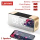 Compatible For L022 Bluetooth-compatible Speaker Super Subwoofer Multi-functional Mini Small Audio Alarm Clock For Outdoor Deluxe  Rose Gold