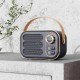 Dw13 Retro Bluetooth Speaker Classical Travel Music Player Wireless Portable Speakers Grey