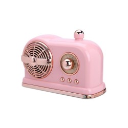 HM10 Retro Bluetooth Subwoofer Hot Hatch Wireless Locomotive Mini Speaker Pink_Standard