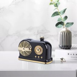 HM10 Retro Bluetooth Subwoofer Hot Hatch Wireless Locomotive Mini Speaker black_Standard