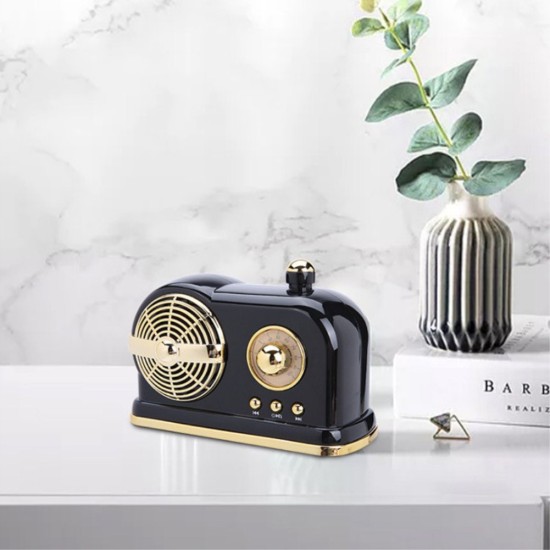 HM10 Retro Bluetooth Subwoofer Hot Hatch Wireless Locomotive Mini Speaker green_Official standard