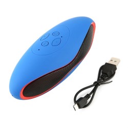 Mini Bluetooth Speaker Portable Wireless Speaker Support TF Card Blue red