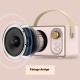 Mini Retro Bluetooth-compatible Speaker Wireless Classic Fm Radio Portable Usb Interface Travel Music Player Green