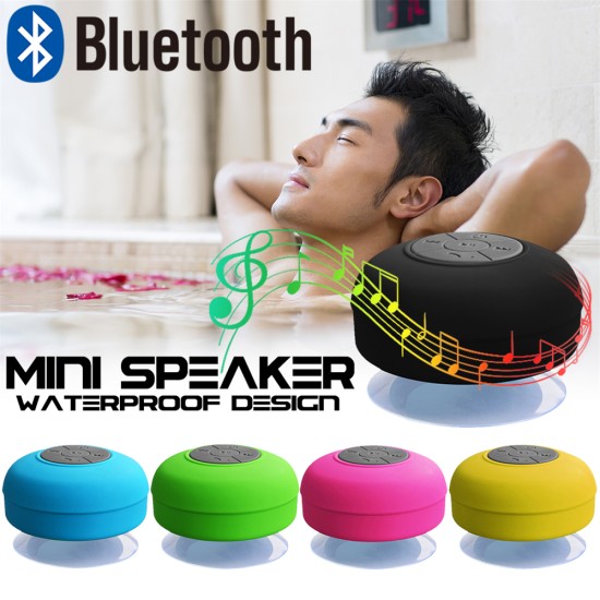 Mini Wireless Bluetooth Speaker Hands Free Waterproof Car Bathroom Office Beach Stereo Subwoofer Music Loudspeaker blue