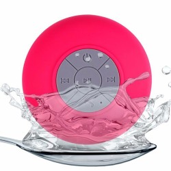 Mini Wireless Bluetooth Speaker Hands Free Waterproof Car Bathroom Office Beach Stereo Subwoofer Music Loudspeaker red