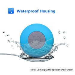 Portable Bluetooth-compatible  Speaker Wireless Waterproof Speaker Hands-free Car Speaker Loudspeaker Suitable For Mobile Phone Pc Red