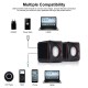 Portable Computer Speakers USB Powered Desktop Mini Speaker Bass Sound Music Player System Wired Small Speaker  black