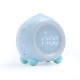 Portable Digital Alarm Clock with Led Light USB Charging Kids Bluetooth Speaker Snooze Clock blue_Bluetooth