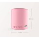 Portable Speaker Bluetooth4.2 Mini Wireless Speaker Small Sound Box Built-in 400mA Battery Support 32GB TF Card Hands-free Calling Fresh Bright Color  Pink