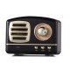 Potrable Mini Bluetooth  Speaker Metal Girly Retro Colorful 400mah Spearker brown